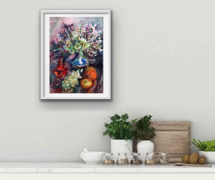 Aquarell Bilder kaufen Blumen Malerei
