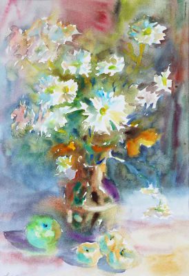 Aquarell Bilder kaufen Blumen Malerei