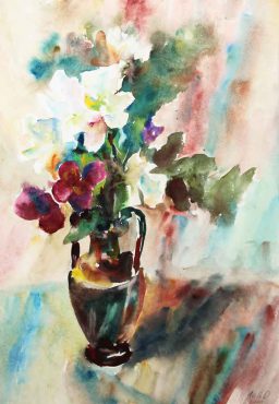 Aquarell Bilder kaufen Blumen Malerei