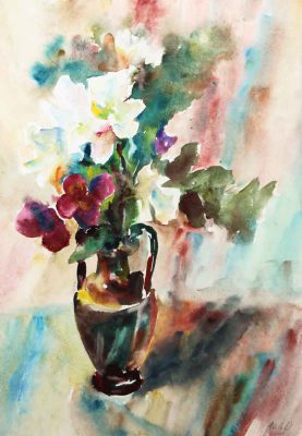 Aquarell Bilder kaufen Blumen Malerei