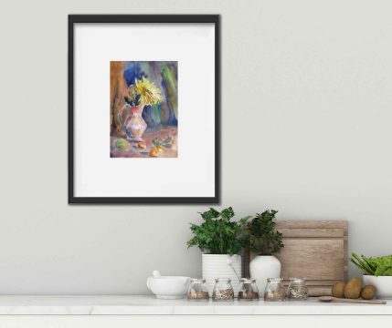 Aquarell Bilder kaufen Blumen Malerei