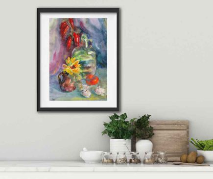 Aquarell Bilder kaufen Blumen Malerei