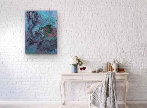 Fluid art Bilder kaufen Flow painting Kunst Malerei